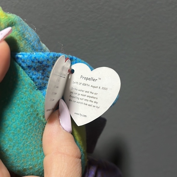TY beanie baby propeller birthday August 08 - Picture 2 of 3